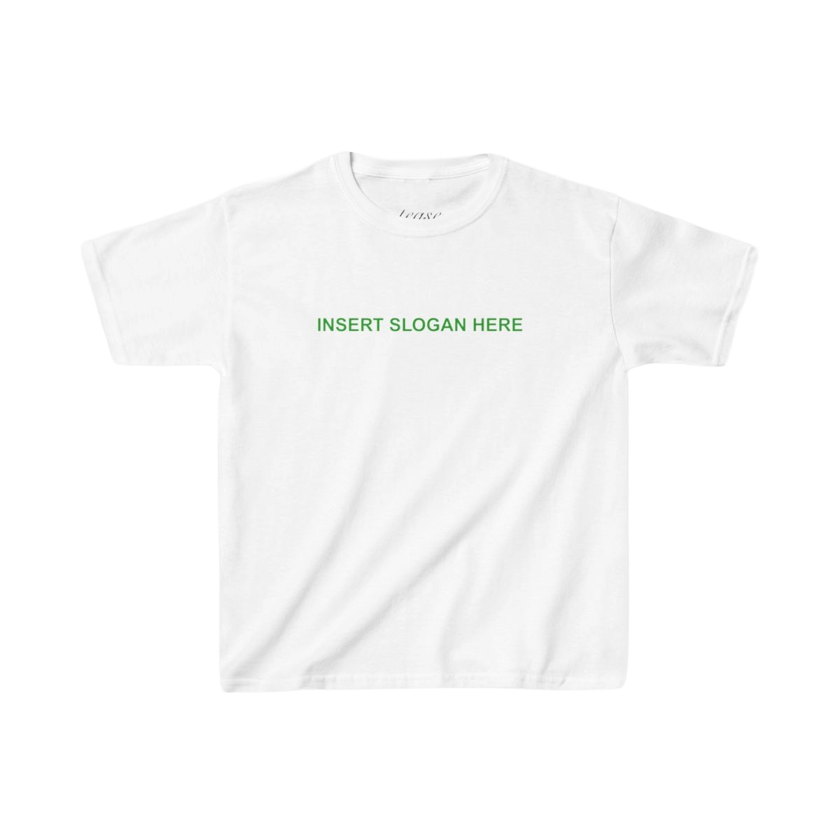 insert slogan here baby tee