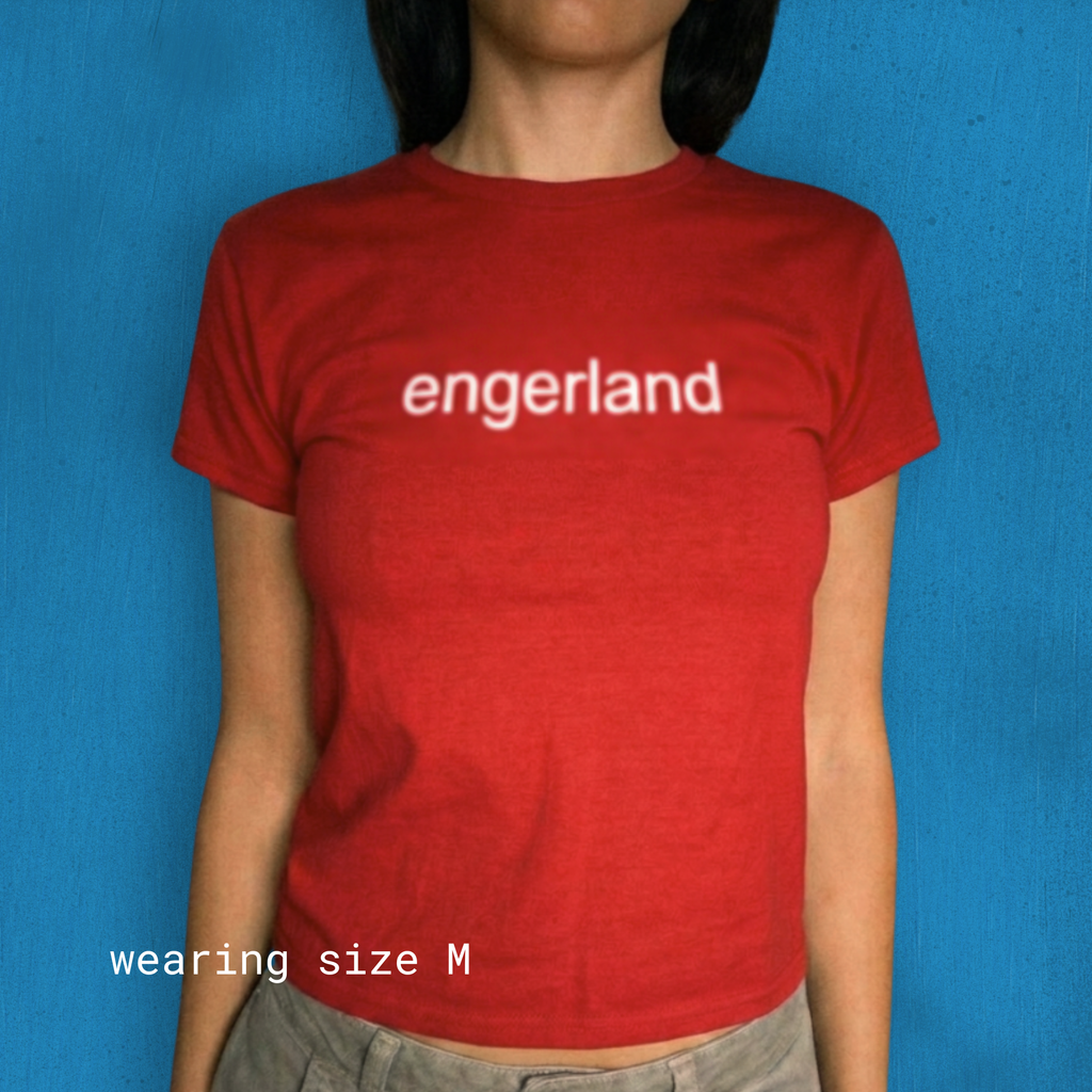 england slogan tee