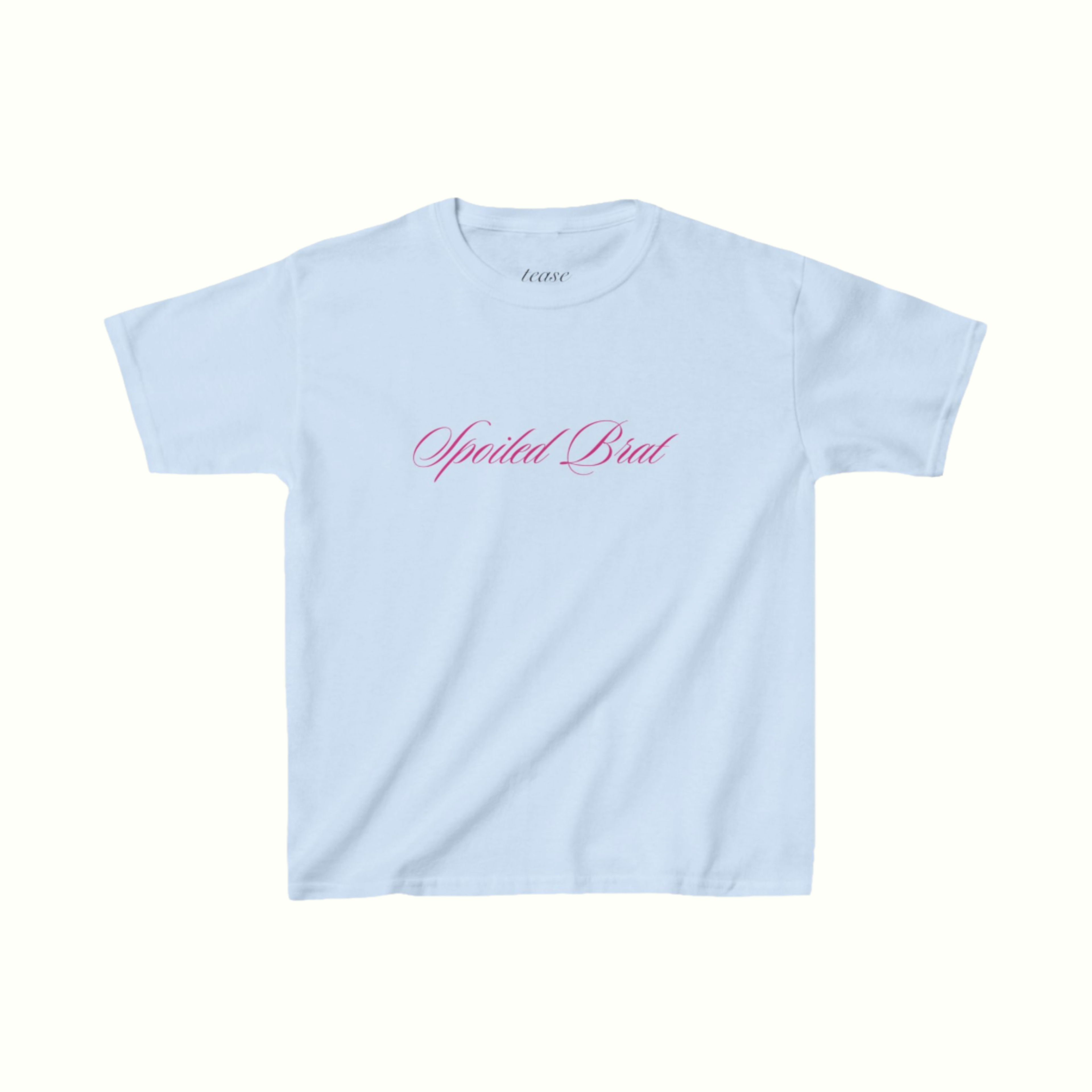spoiled brat slogan tee