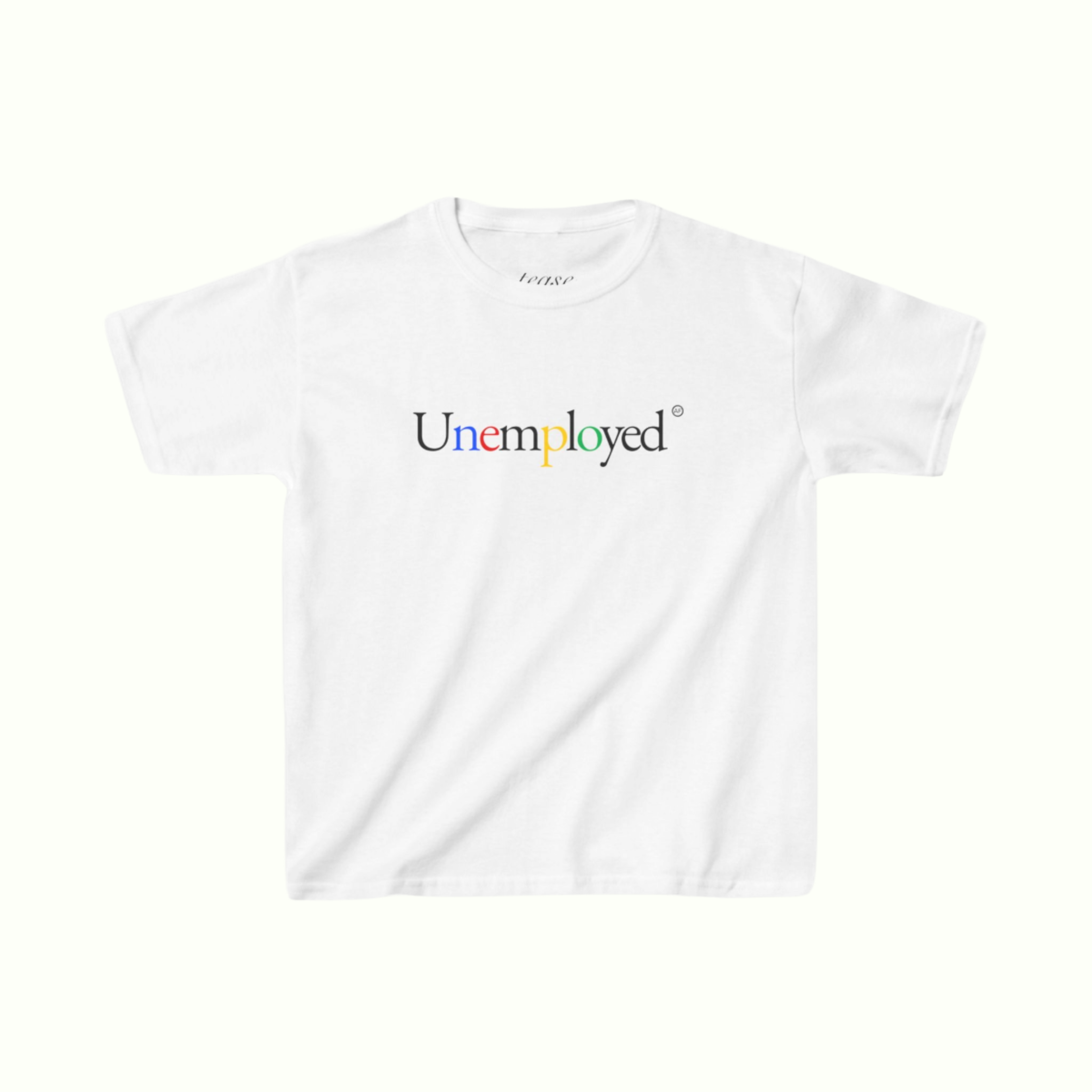 unemployed nepo slogan tee