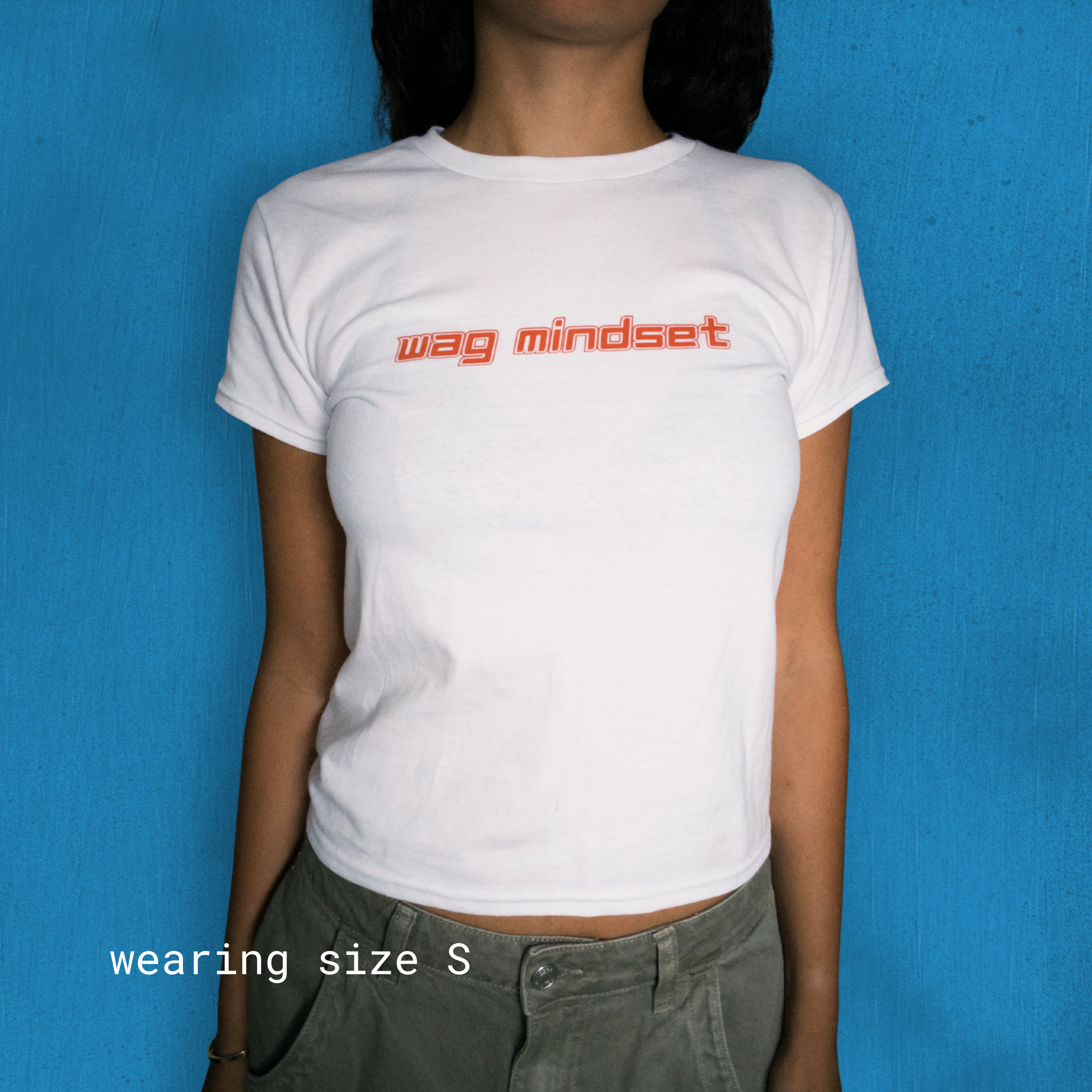 wag mindset slogan tee